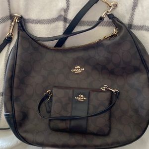 Coach bag and wristlet